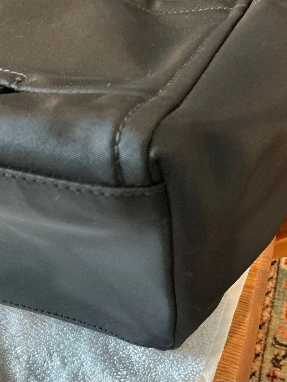 kate spade Black Tote with Front Zip and Gold Hardware - Picture 7 of 7